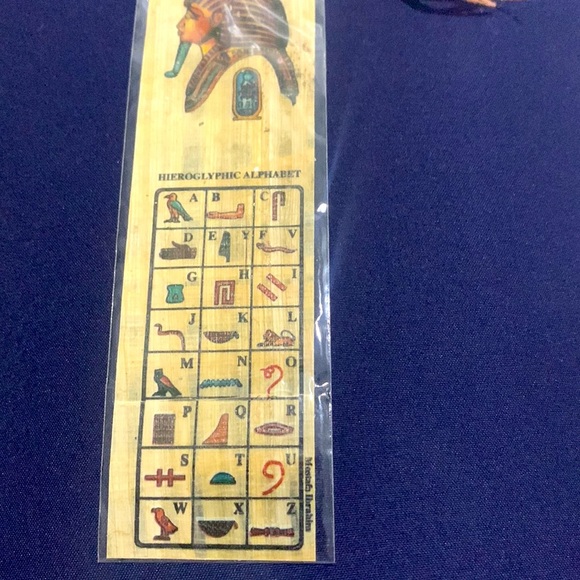 King Tut Egyptian Papyrus bookmarks - Picture 2 of 4